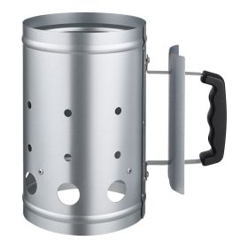 Charcoal Chimney Starter, 4 lbs Large Capacity Coal Fireplace, Heavy Duty BBQ Steel Chimney Starter for Charcoal Grill and Barbecues Charcoal Chimney Starter, 4 lbs Large Capacity Coal Fireplace, Heavy Duty BBQ Steel Chimney Starter for Charcoal Grill and Barbecues